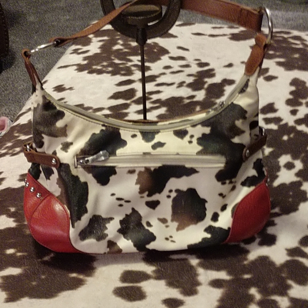 Multi colored Western hand bag
